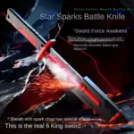 BlazeStrike LED Smoke Sword – Multicolor Light FX Toy
